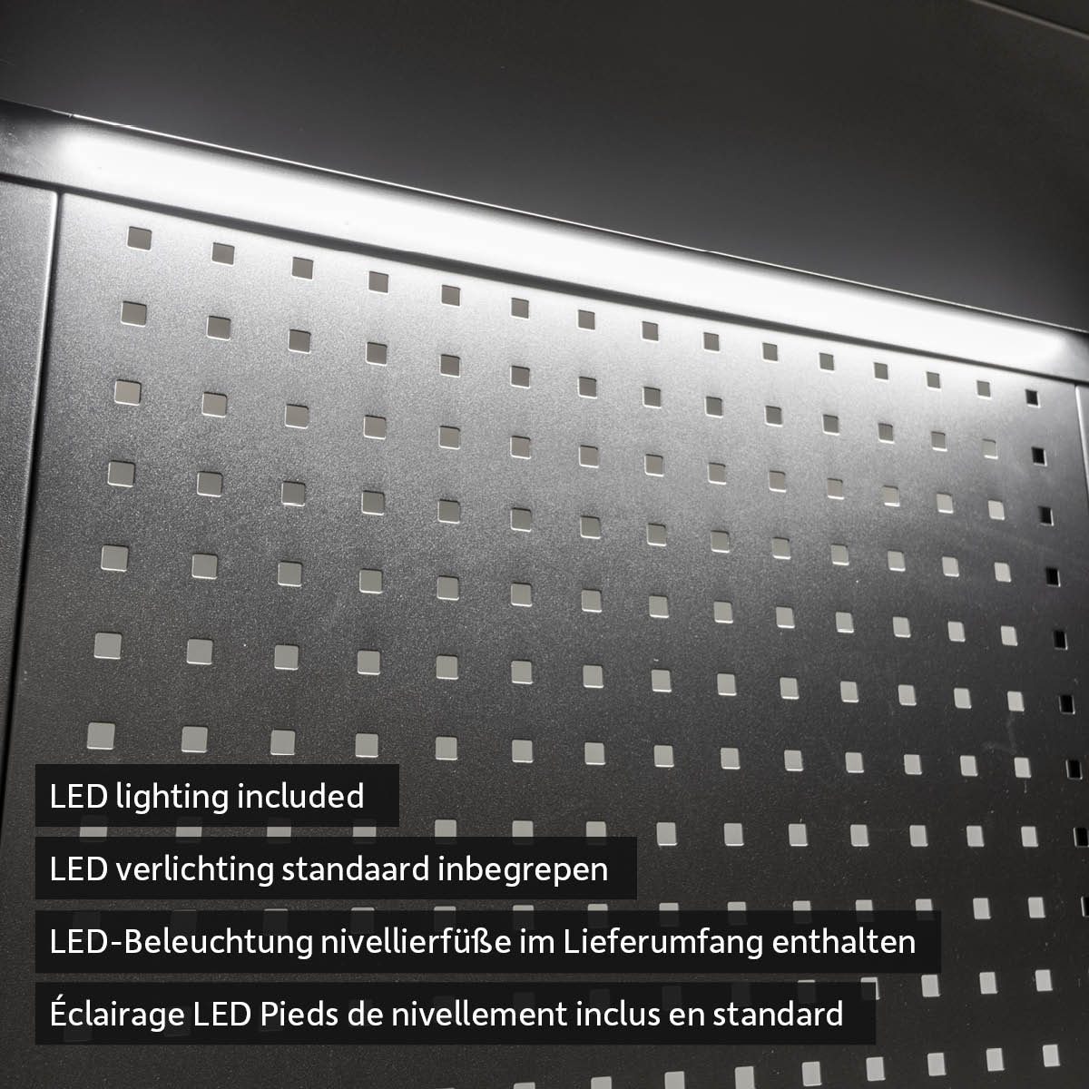 LED-verlichting standaard inbegrepen
